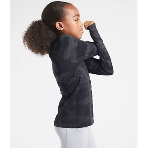 Athleta Girl Black Camp Power Up Top - Picture 2 of 9